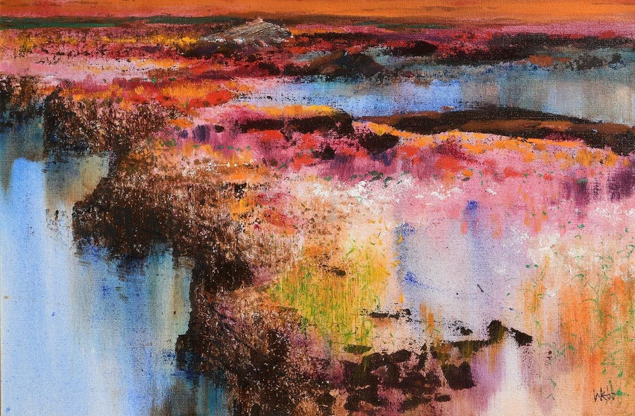 Red Bog in Winter by Kenneth Webb