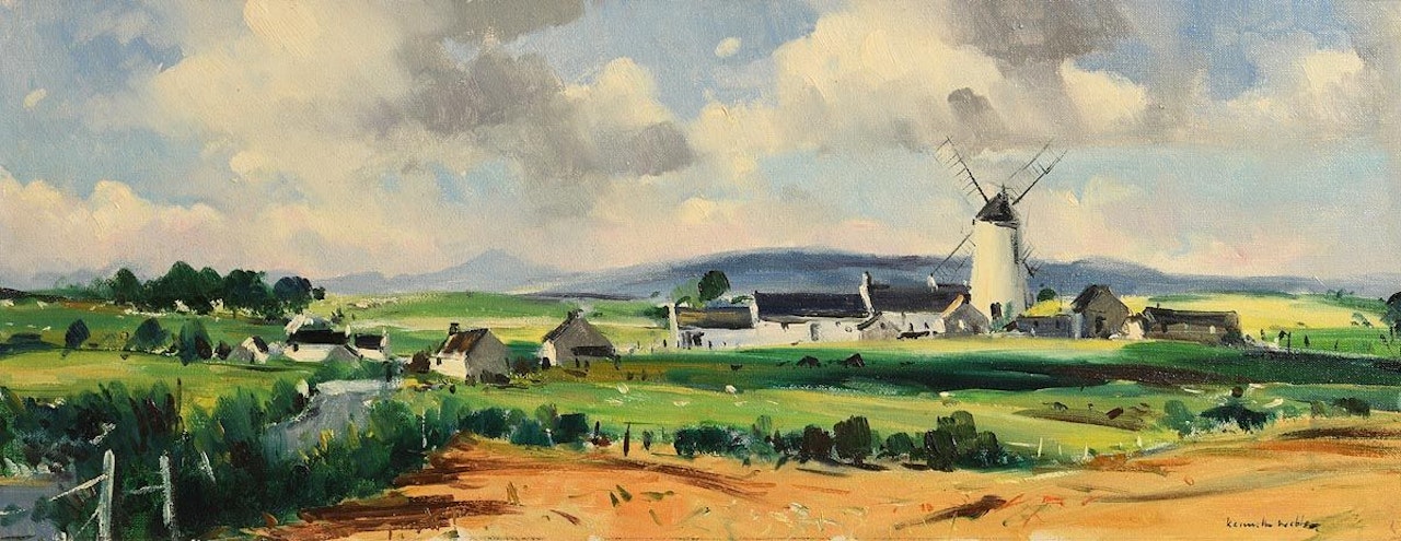 Ballycopeland Mill, Millisle, Co.Down by Kenneth Webb
