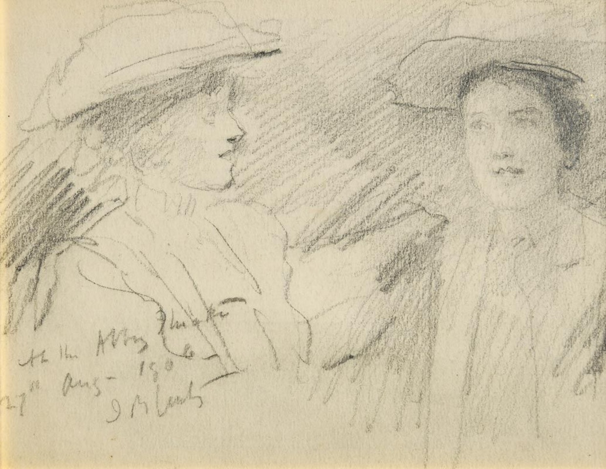 At the Abbey Theatre by John Butler Yeats
