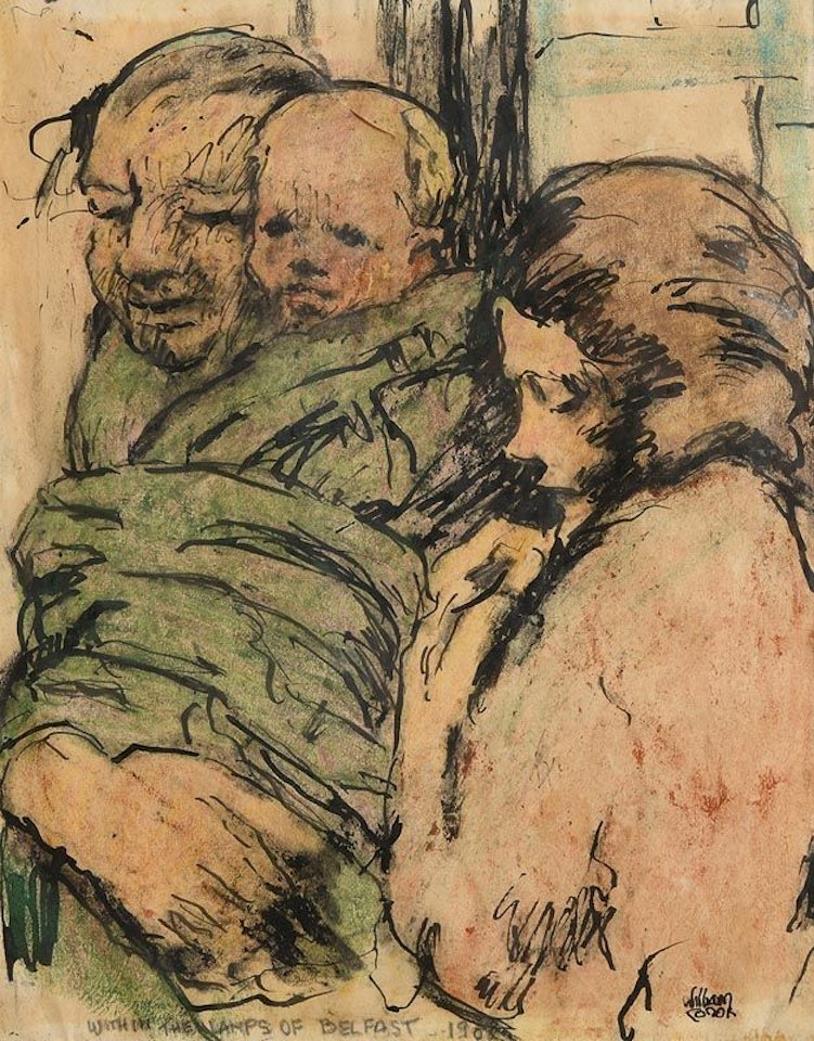 Within the Lamps of Belfast by William Conor