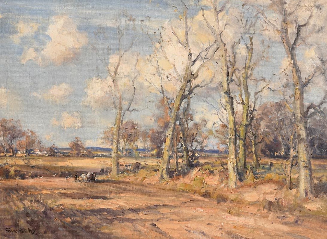 Ploughing the Fields by Frank Mckelvey