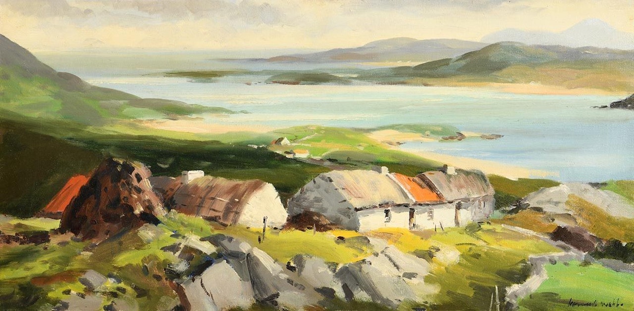 Coastal Farmstead, West of Ireland by Kenneth Webb