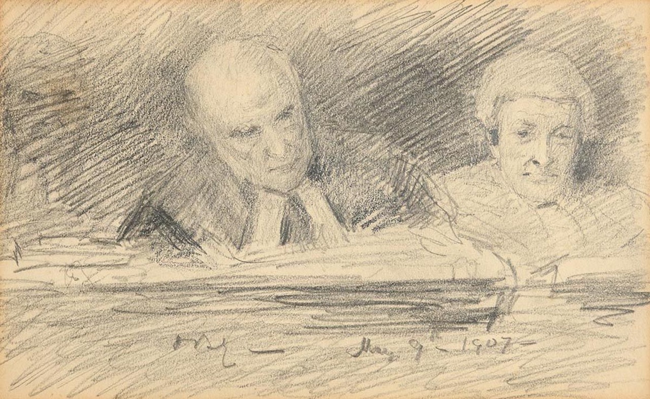 The Courtroom by John Butler Yeats