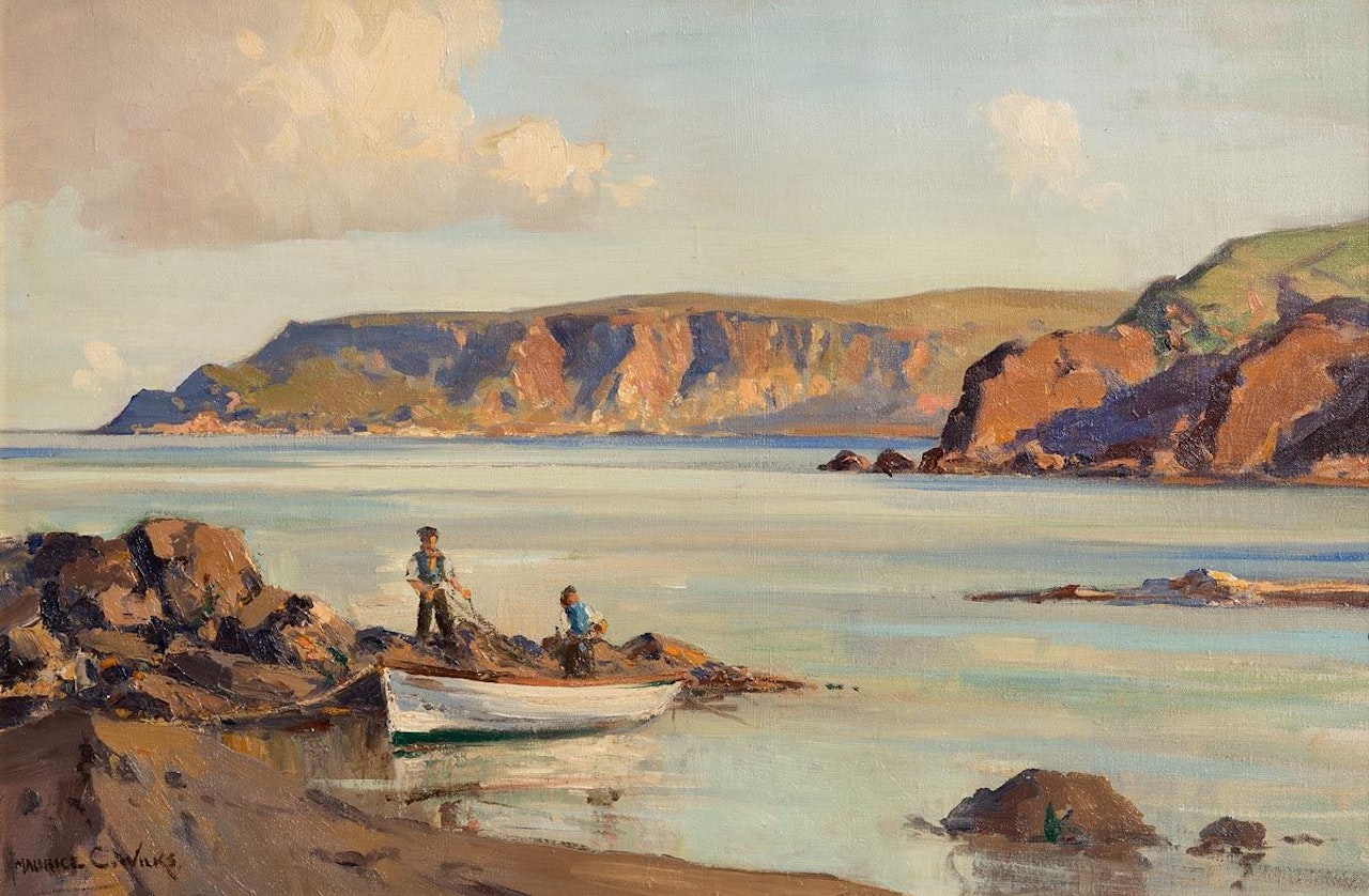 Point of Garron, Co.Antrim by Maurice Canning Wilks