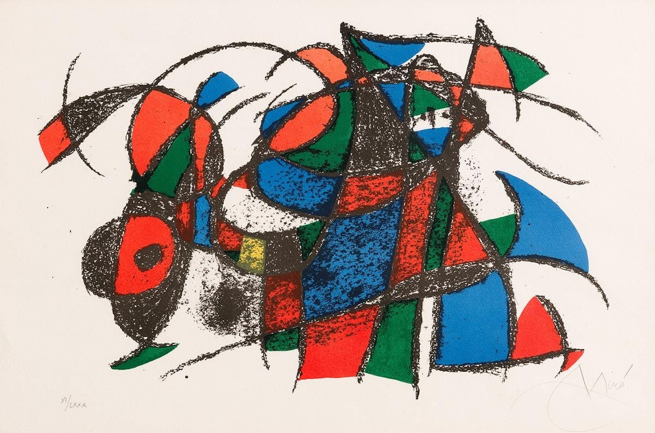 Lithographie II by Joan Miró