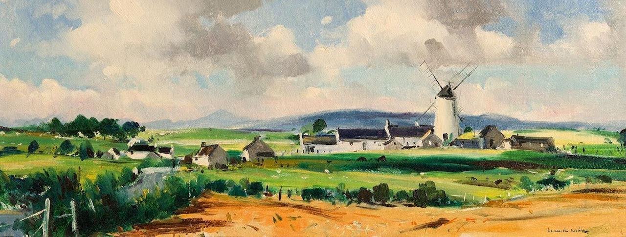 Ballycopeland Mill, Millisle, Co.Down by Kenneth Webb