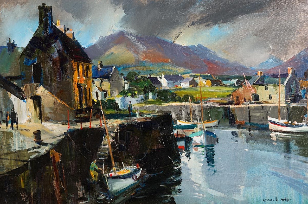 Annalong Harbour, Co.Down by Kenneth Webb