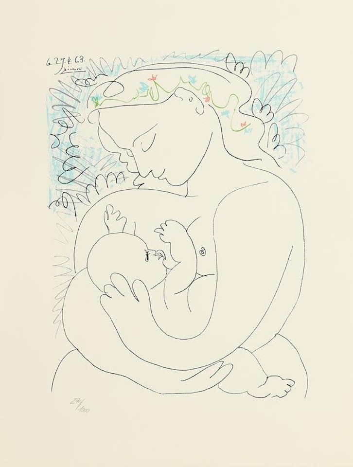 Mother & Child by Pablo Picasso