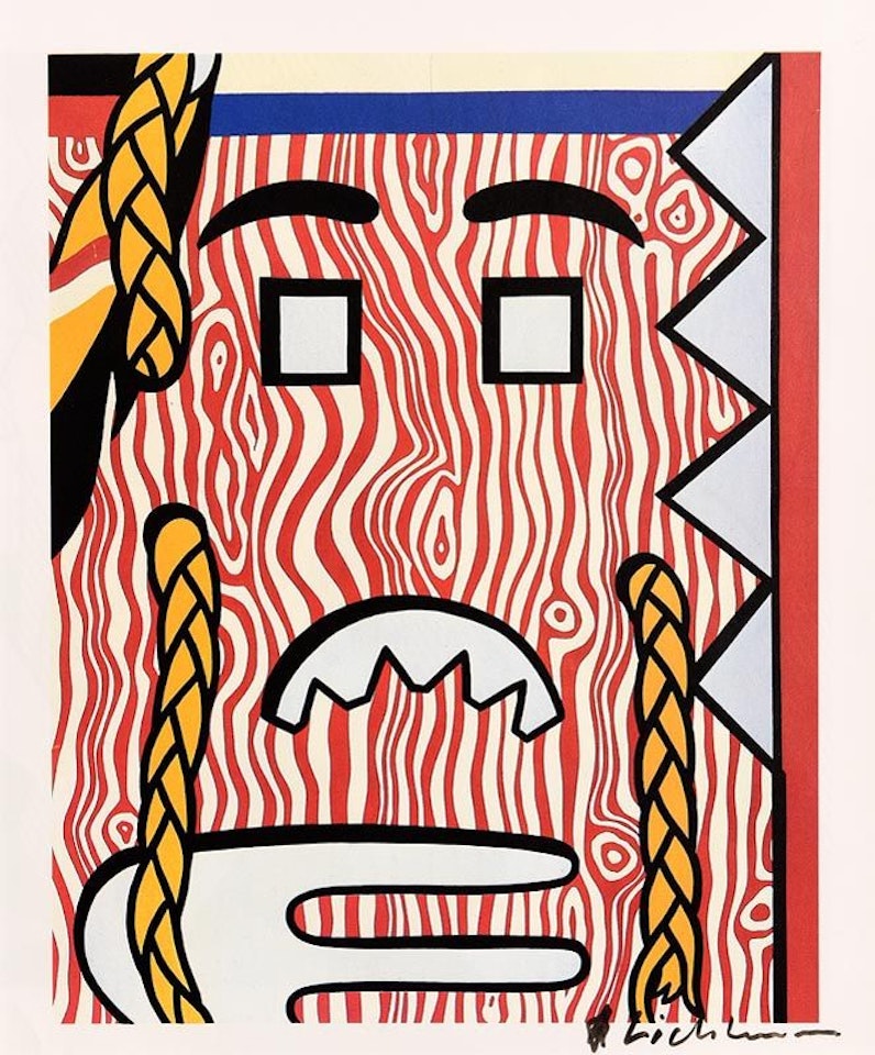 Head with Braids by Roy Lichtenstein