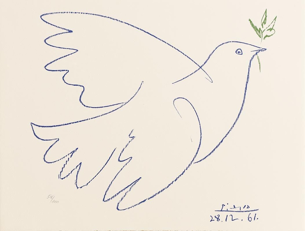 Blue Dove of Peace by Pablo Picasso