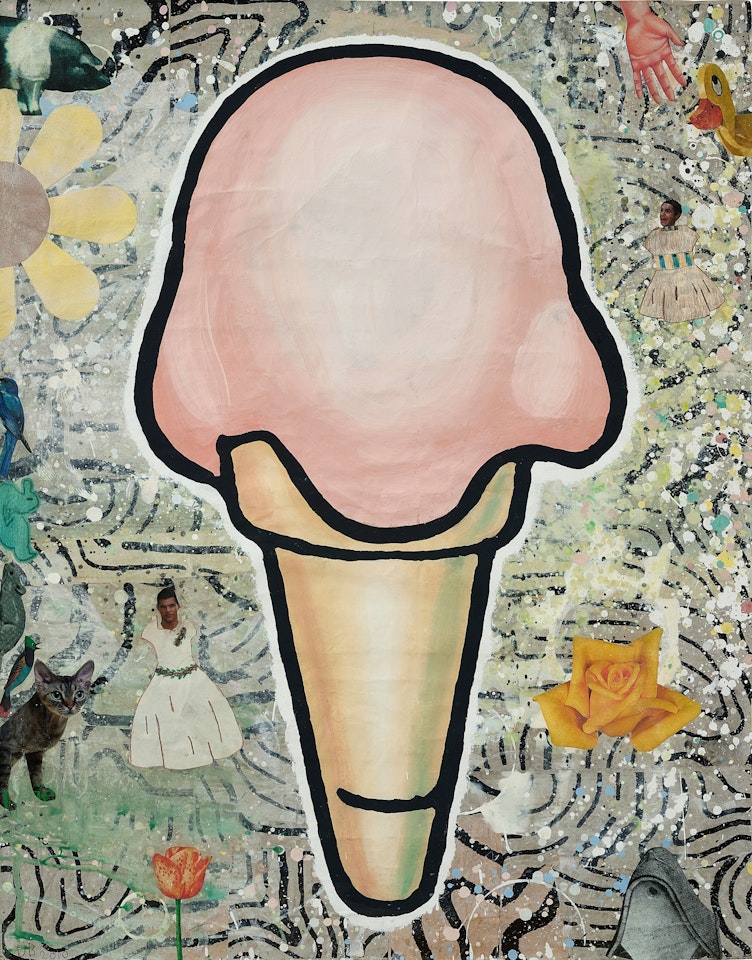 Pink Cone by Donald Baechler