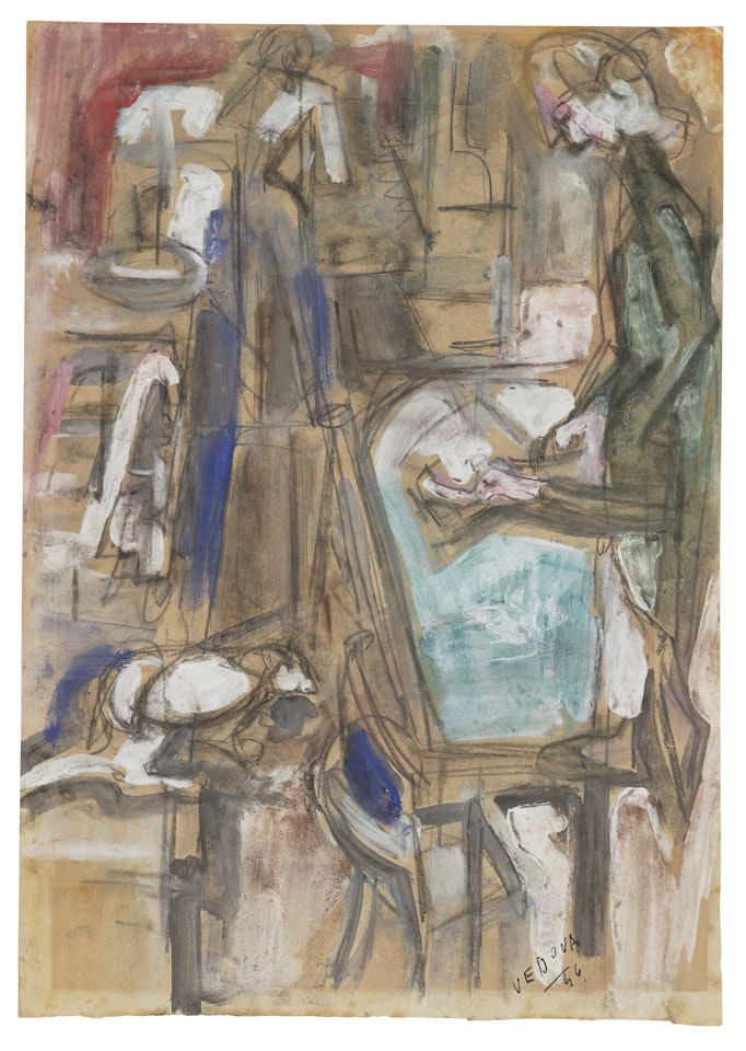 Interno di Povera Gente (Interior of Poor People) by Emilio Vedova
