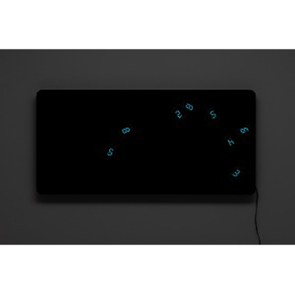 Time in Blue No. 10 by Tatsuo Miyajima