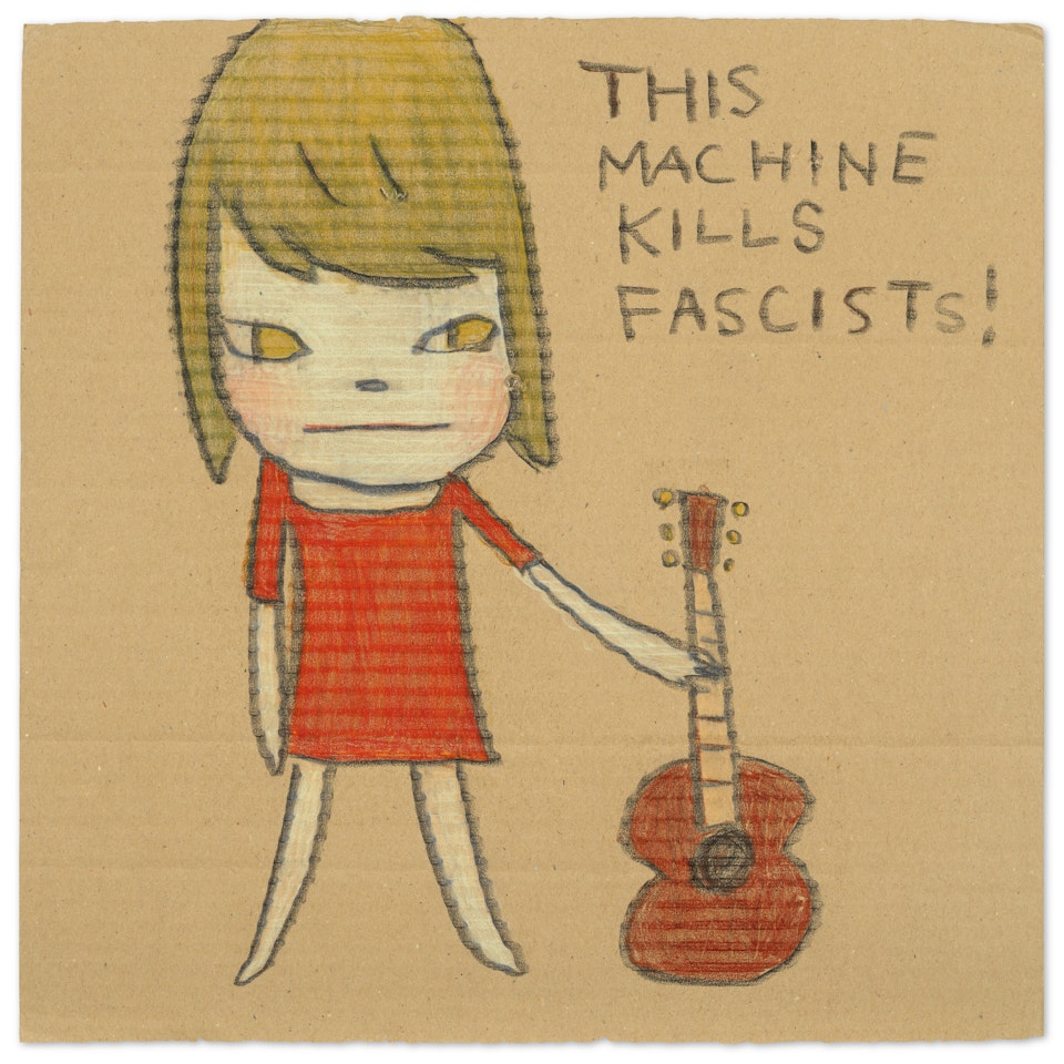 Kills Fascists by Yoshitomo Nara