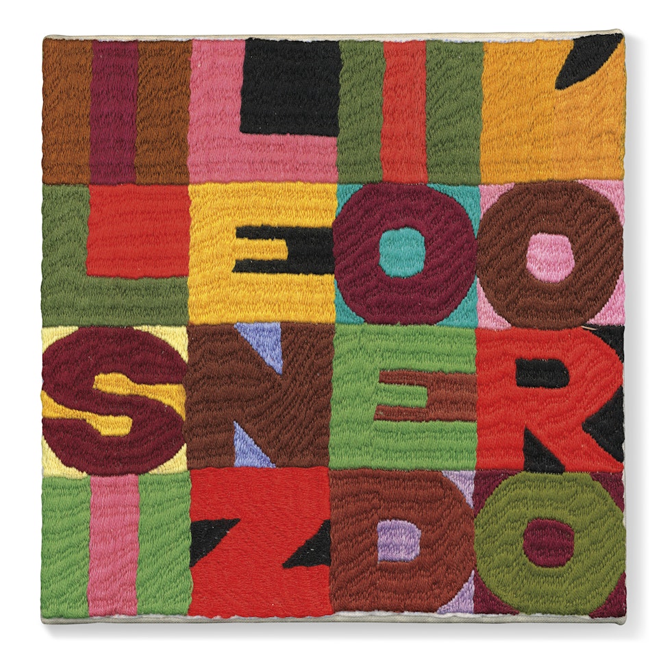 Il silenzio è d"oro (Silence is Golden) by Alighiero Boetti