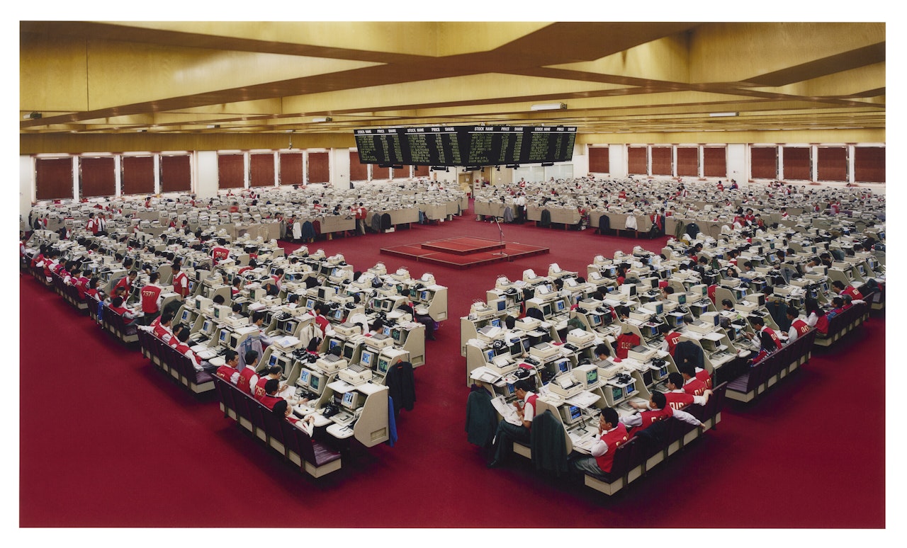 Hong Kong Stock Exchange by Andreas Gursky