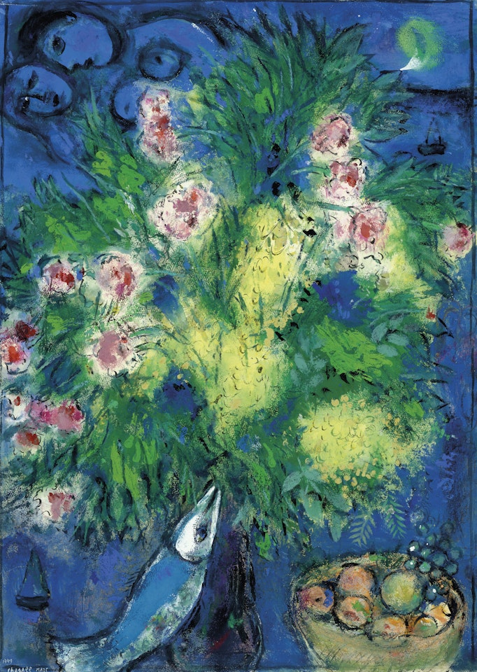 Fleurs et fruits by Marc Chagall