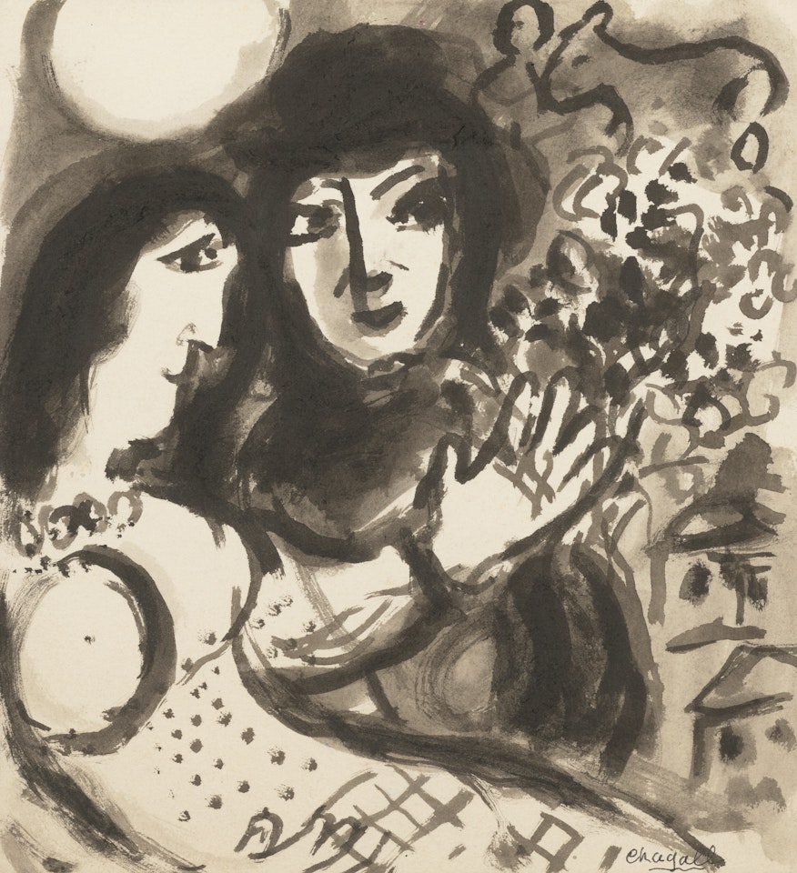 Rencontre by Marc Chagall