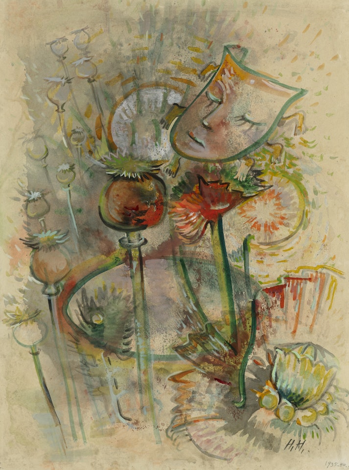 Maske und Mohn by Hannah Höch