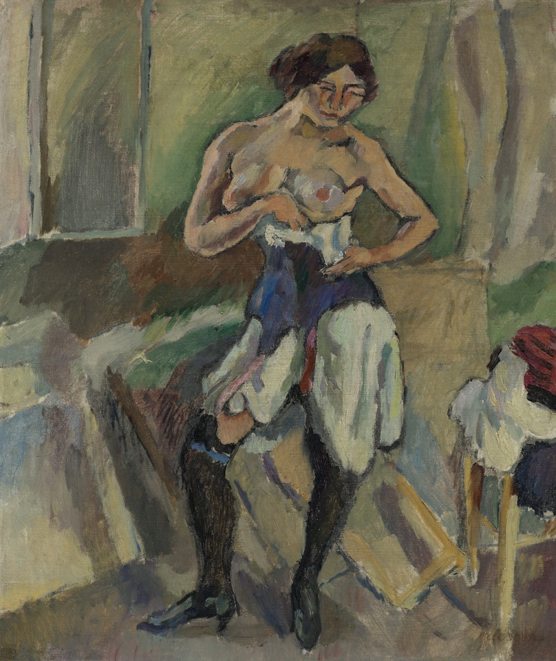 Femme au corset by Jules Pascin
