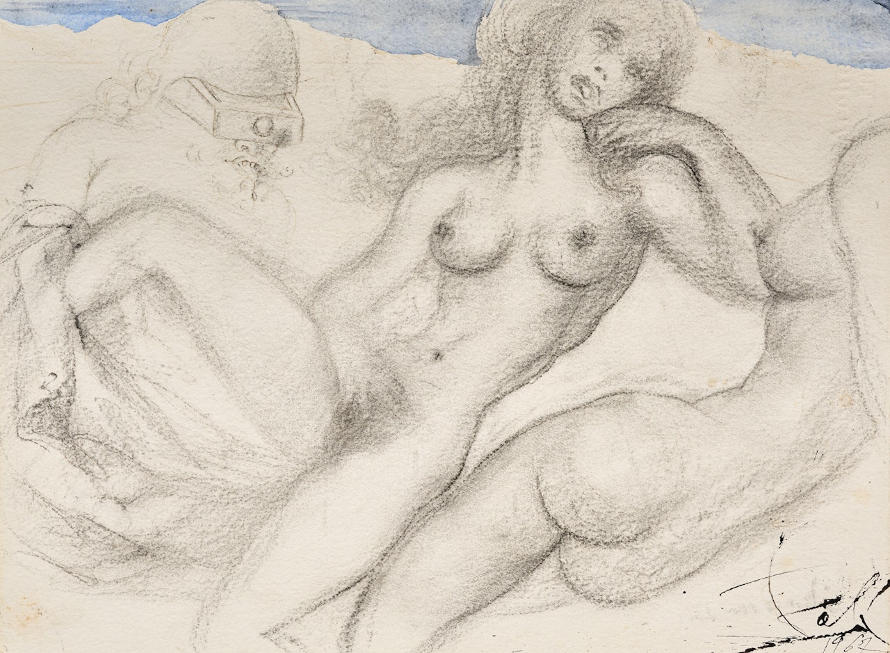 Le v oyeur by Salvador Dali