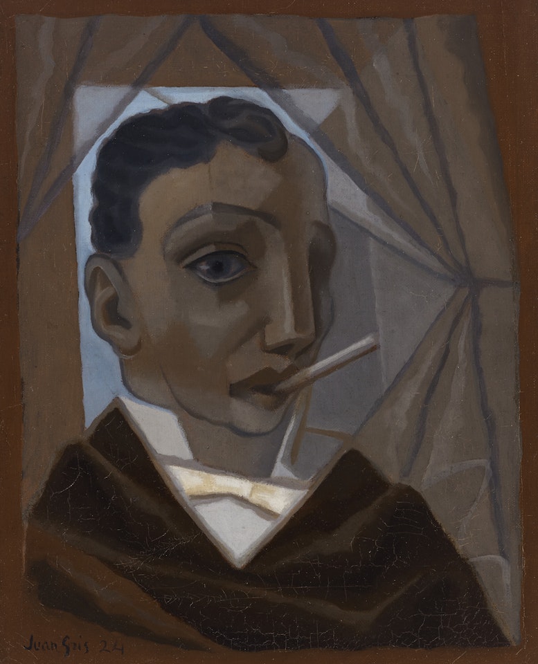 L"homme à la cigarette by Juan Gris