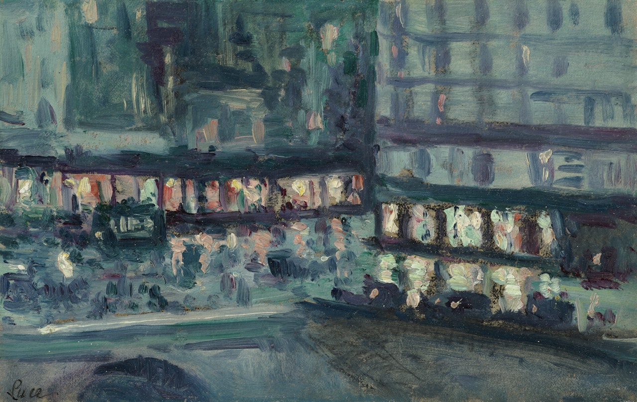 Le Pont Neuf, la nuit by Maximilien Luce