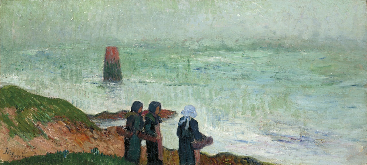 Bretonnes au bord de mer by Henry Moret