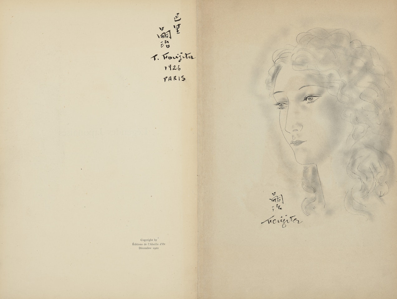 Portrait de jeune femme by Leonard Tsuguharu Foujita