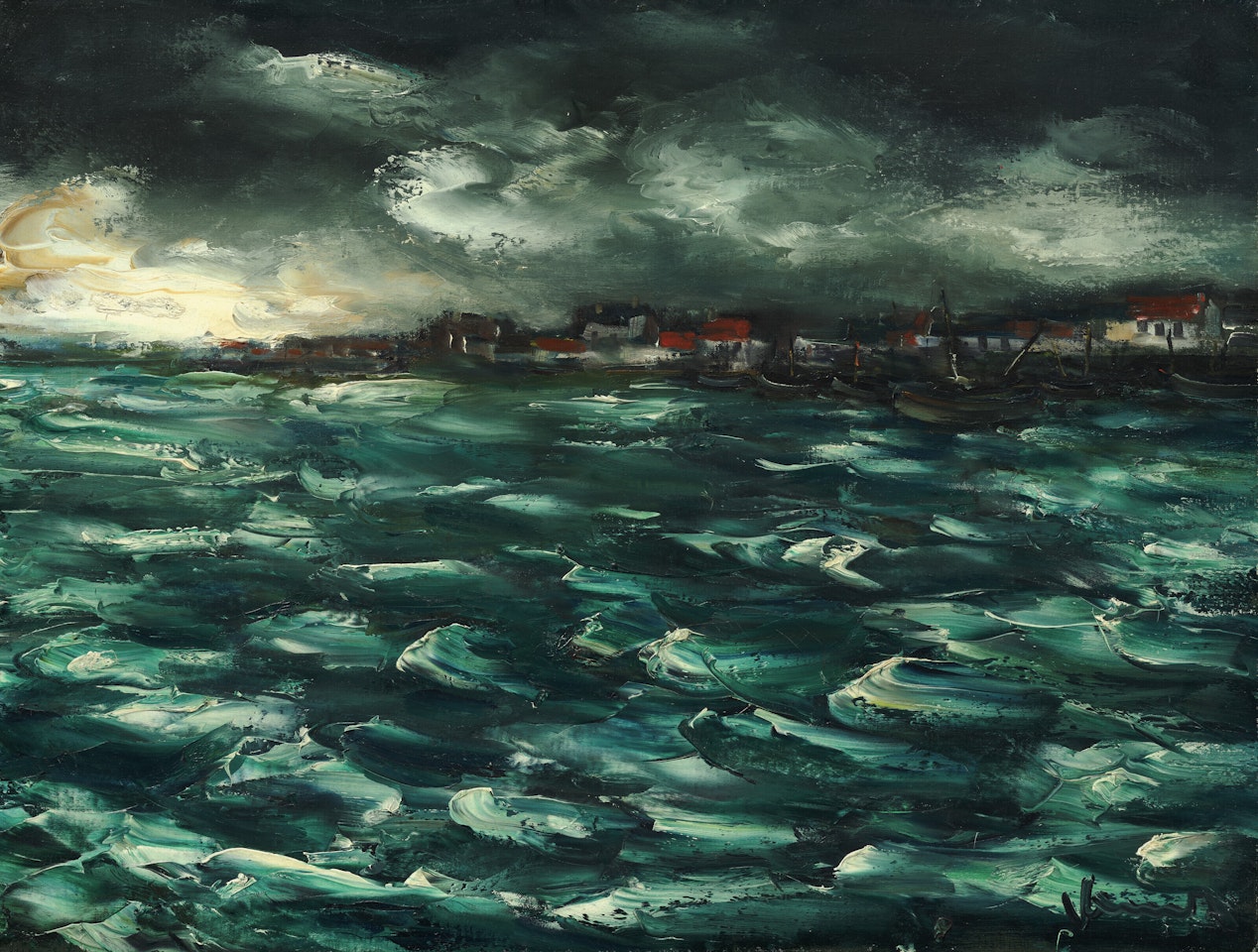 La mer agitée by Maurice de Vlaminck