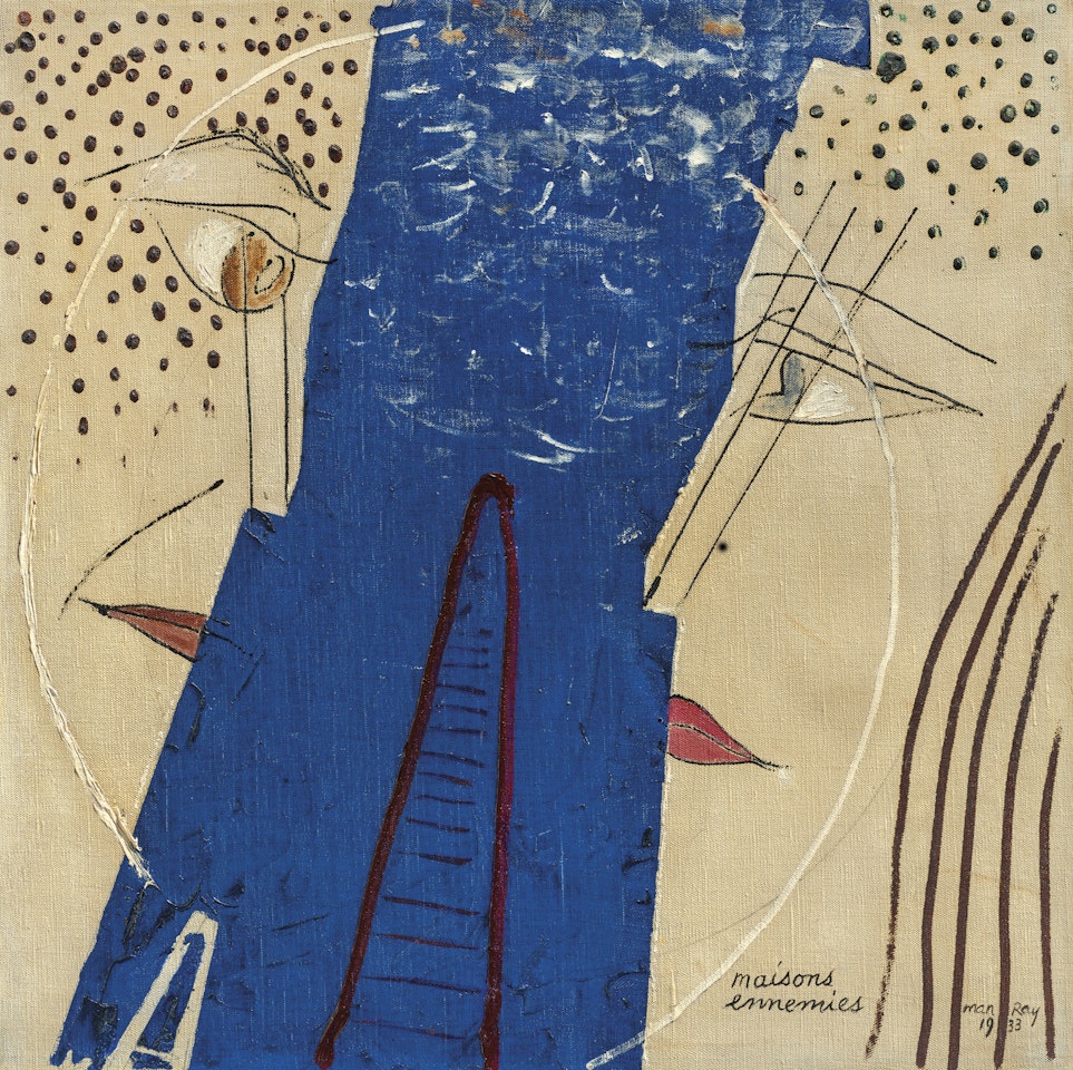 Maisons ennemies by Man Ray