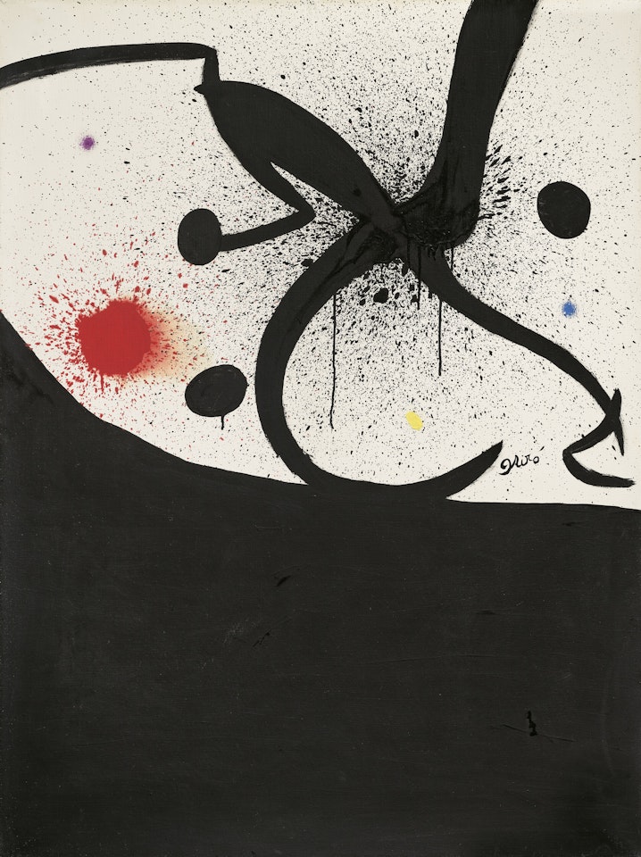 Oiseau, insecte, constellation by Joan Miró