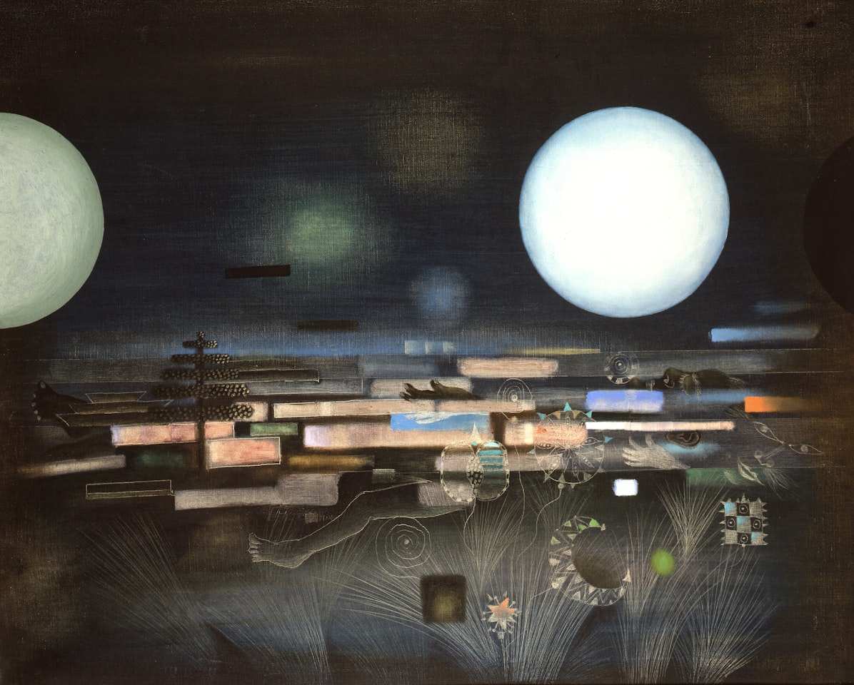 Nocturnal Landscape ( Paisatge nocturn) by Antoni Tapies