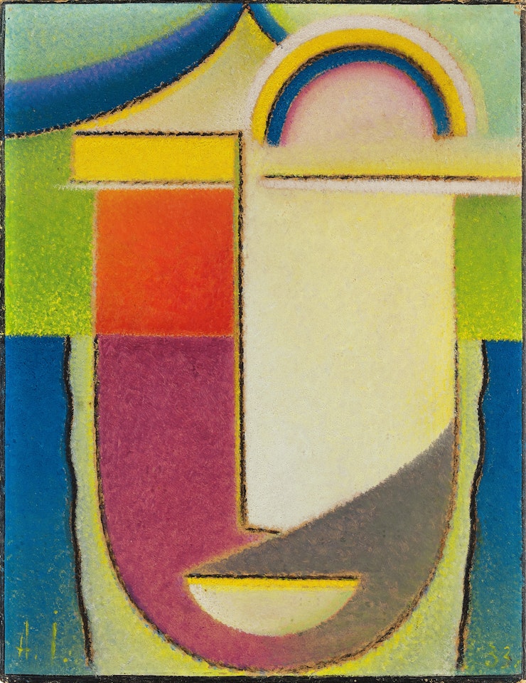 Abstrakter Kopf: Ostern (Abstract Head: Easter) by Alexej von Jawlensky
