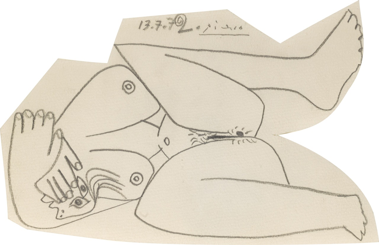 Nu couché by Pablo Picasso