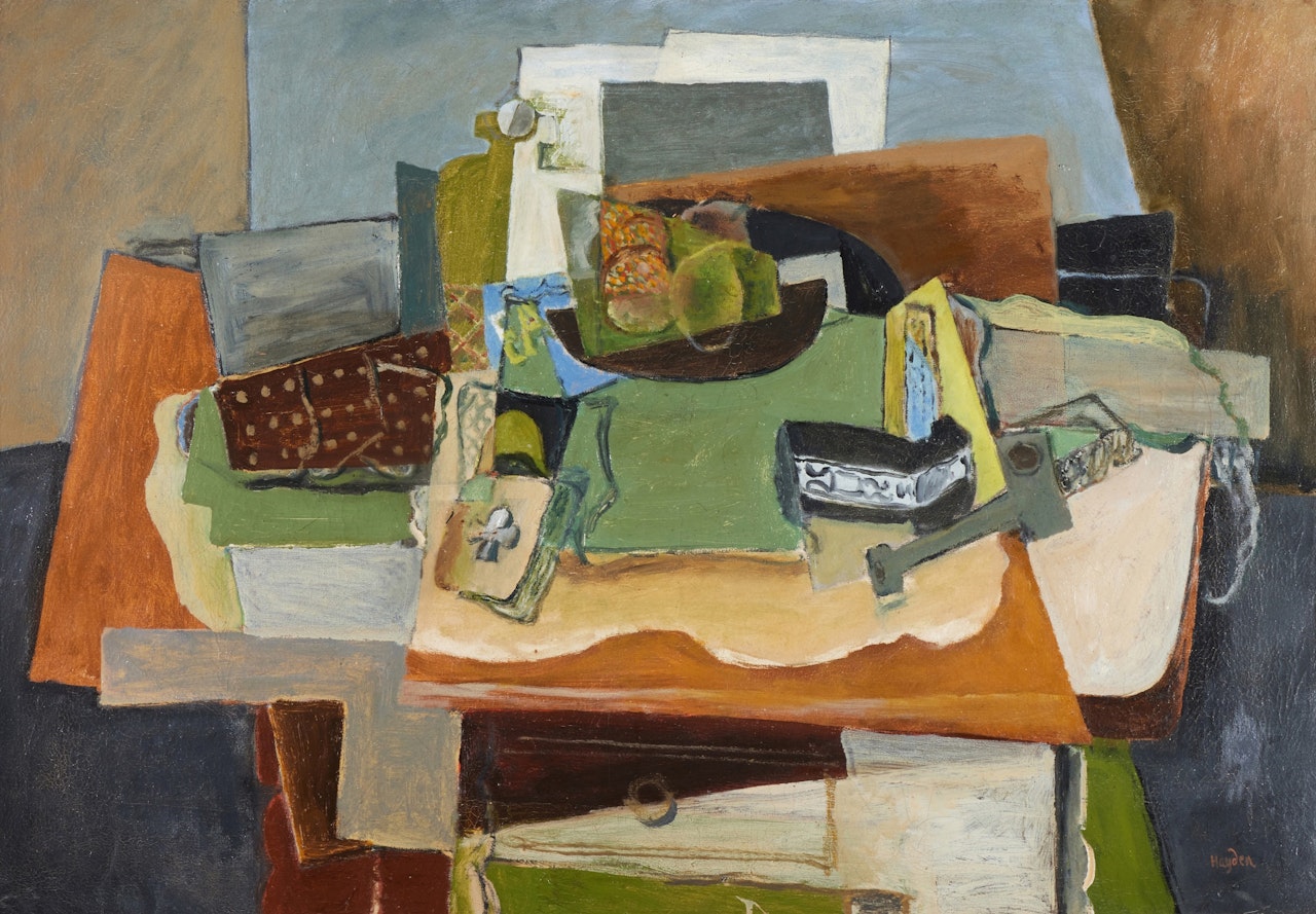 Nature morte à l"As de trèfle by Henri Hayden