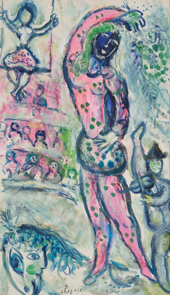 L"Écuyère en rose by Marc Chagall