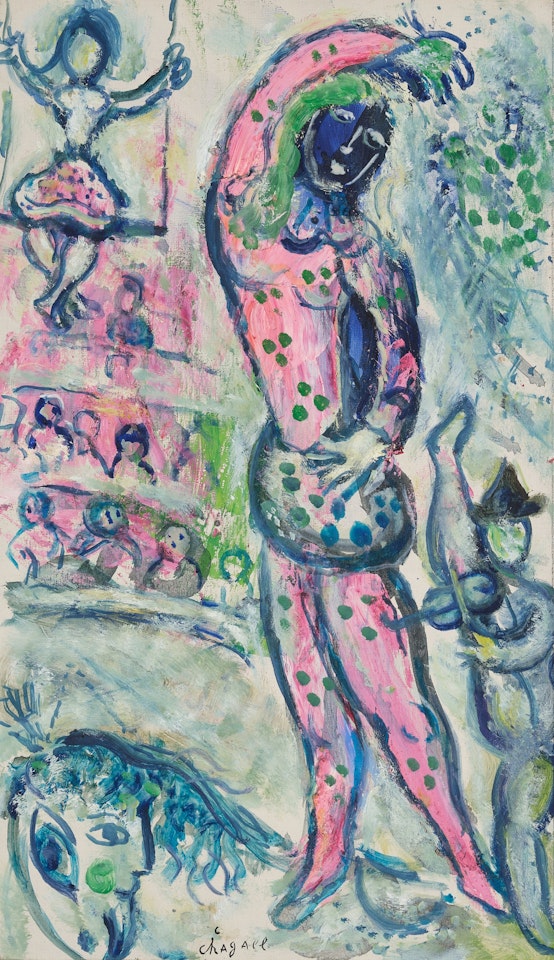 L"Écuyère en rose by Marc Chagall