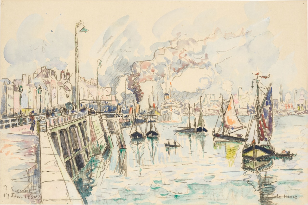 Le Havre by Paul Signac
