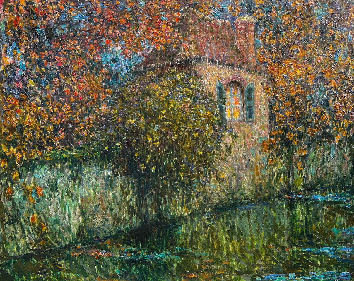 Le Canal et le pavillon by Henri Le Sidaner