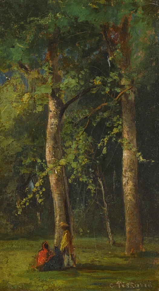 Sous-bois by Camille Pissarro