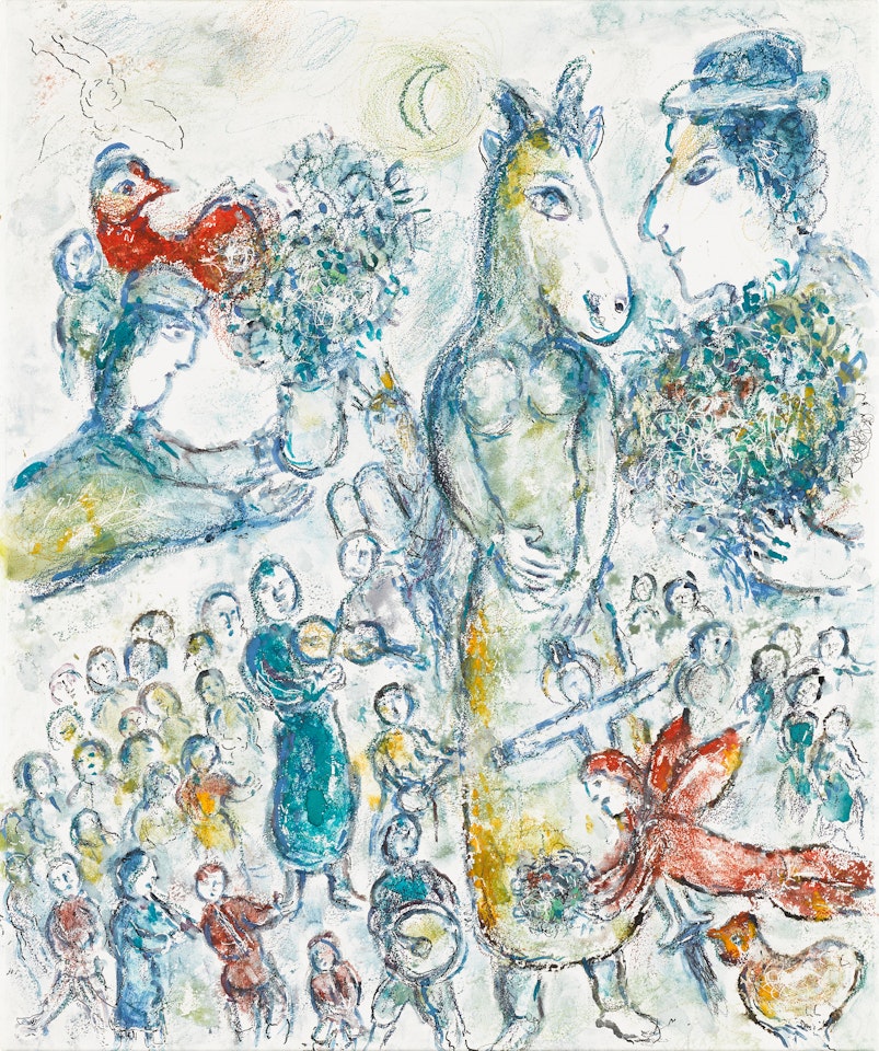 Rencontre by Marc Chagall