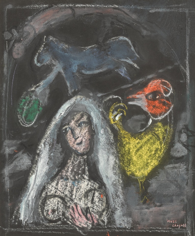 Femme aux seins nus by Marc Chagall