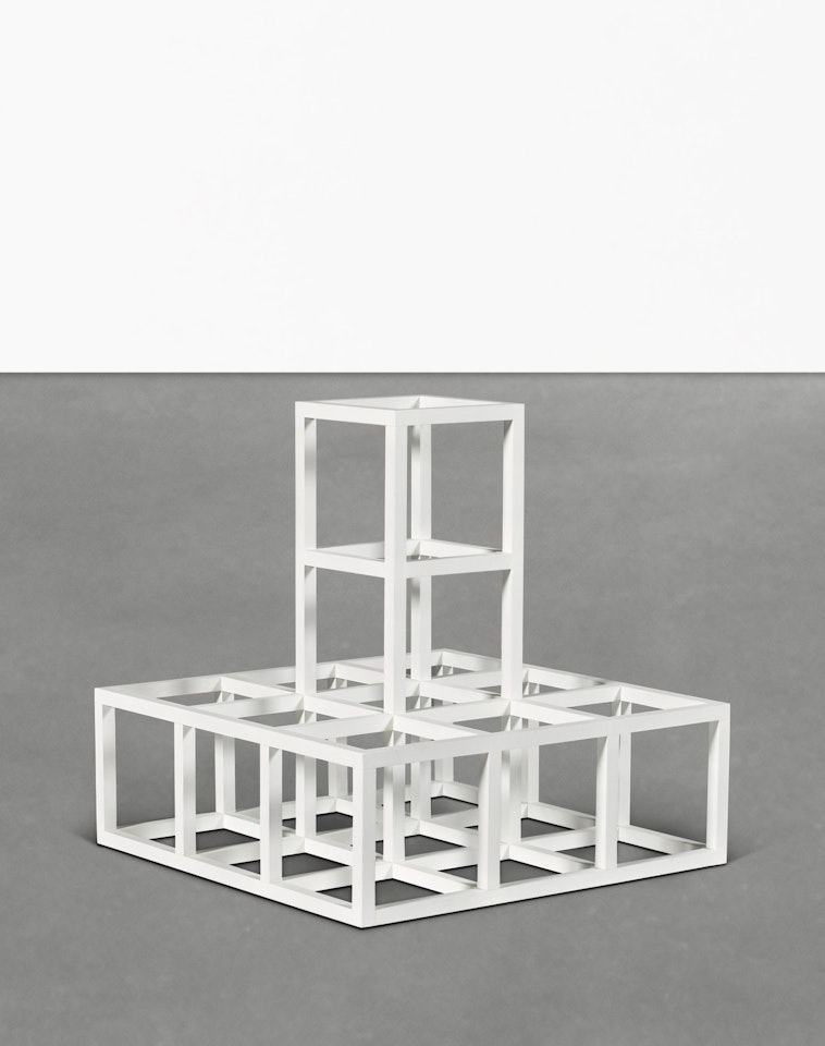 Open Cube Structure by Sol LeWitt