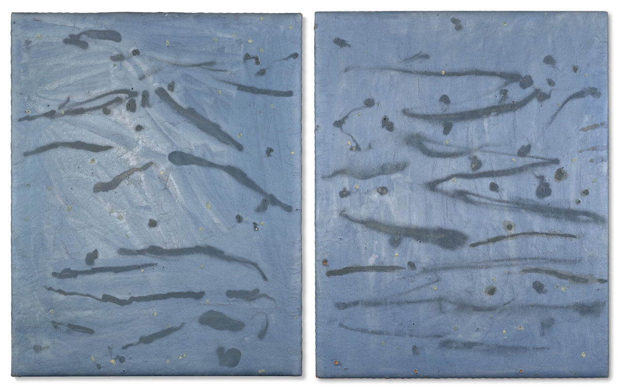 Dittico Blu by Giulio Turcato