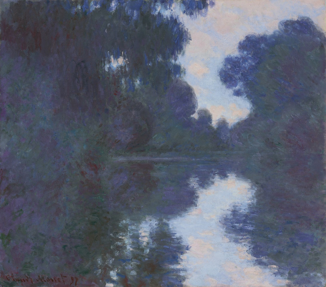 Matinée sur la Seine, temps net by Claude Monet