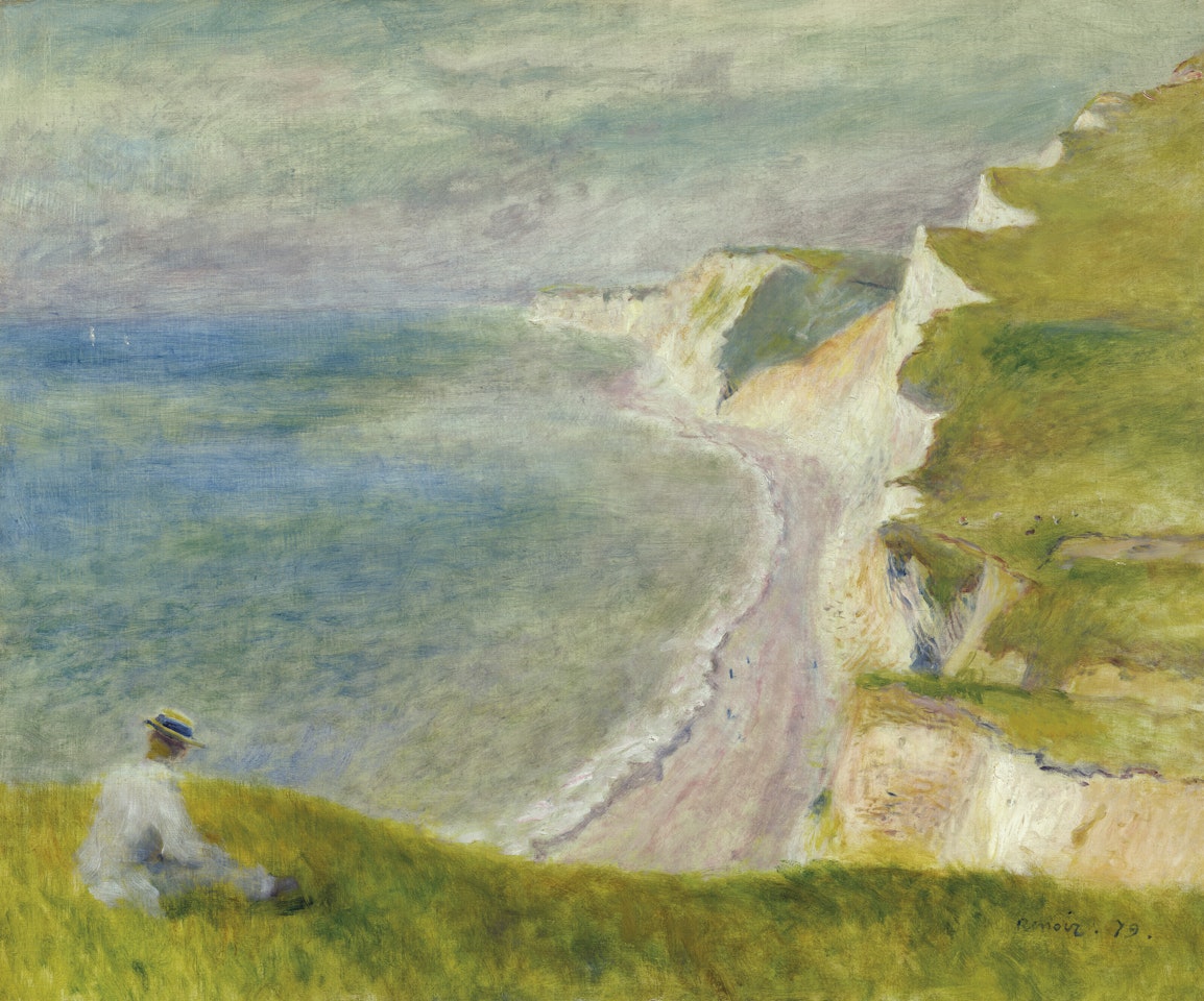 Sur la falaise by Pierre-Auguste Renoir