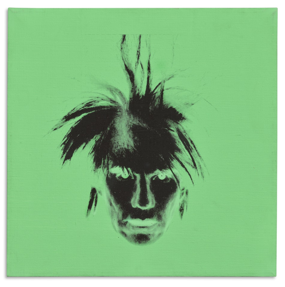 Self-Portrait (Fright Wig) by Andy Warhol