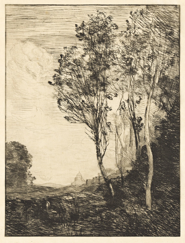 Souvenir d"Italie. by Jean Baptiste Camille Corot
