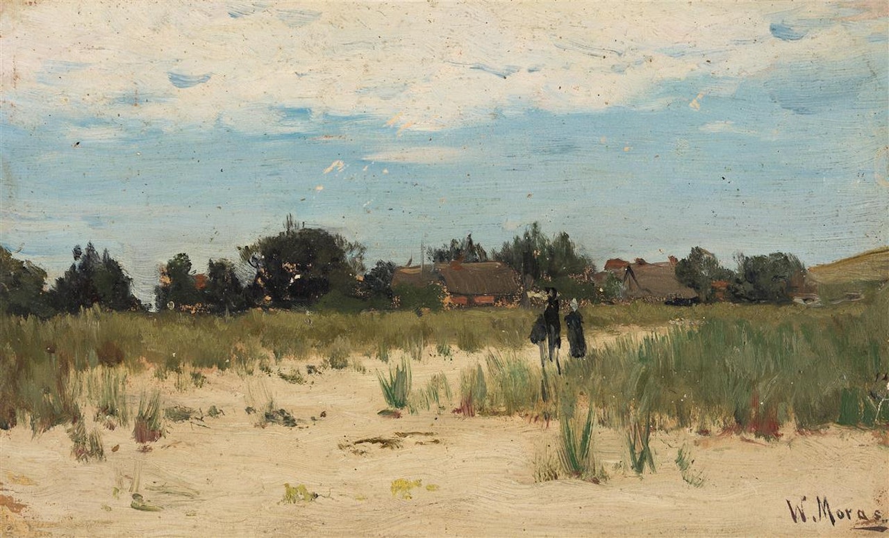 Fischerdorf . by Walter Moras